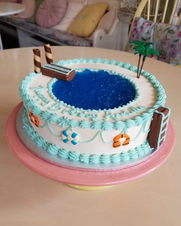 pool party cake