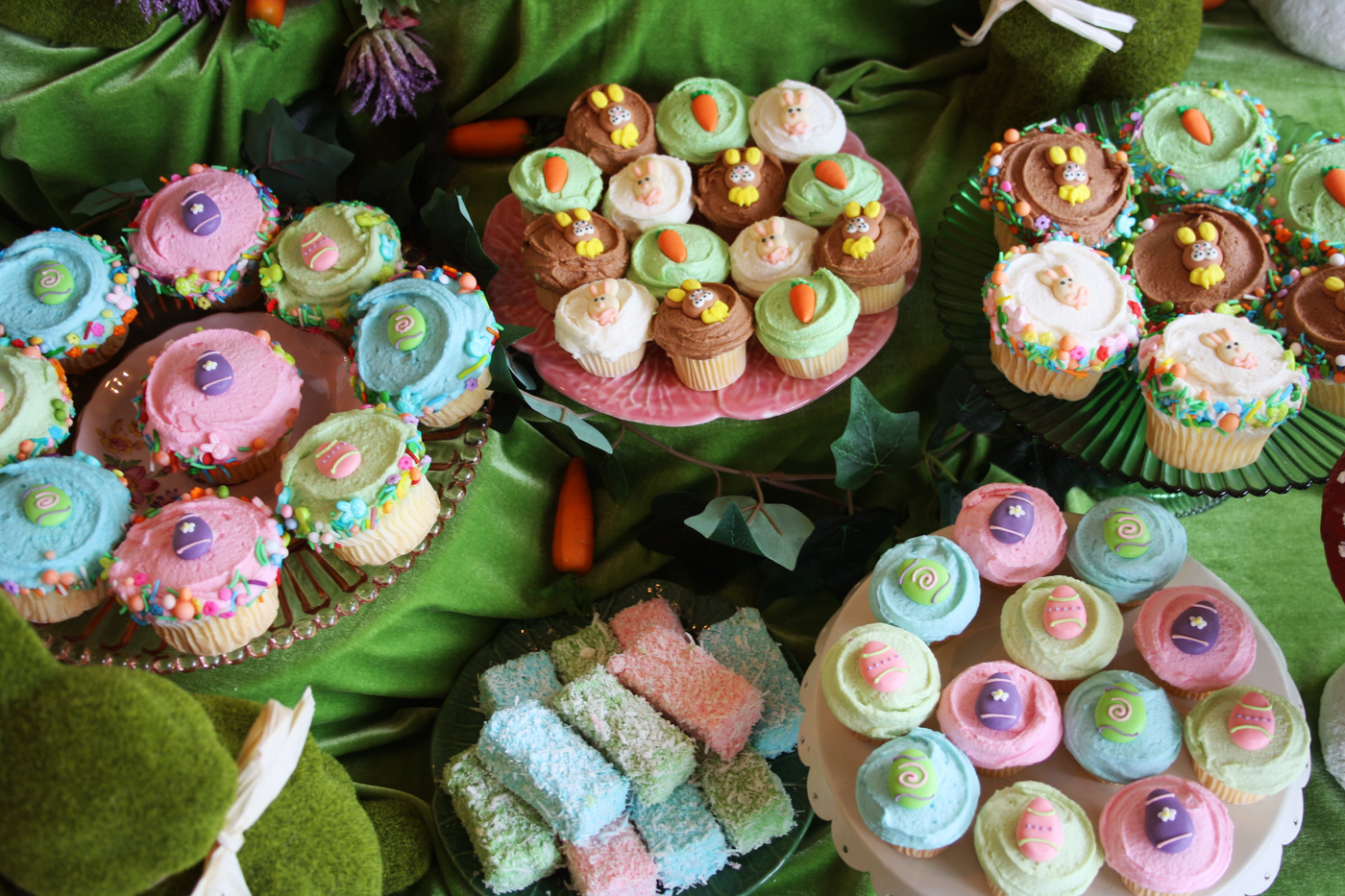 Easter Pastel Lamingtons