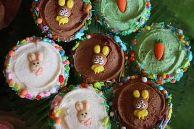 Easter Bunny Cupcakes