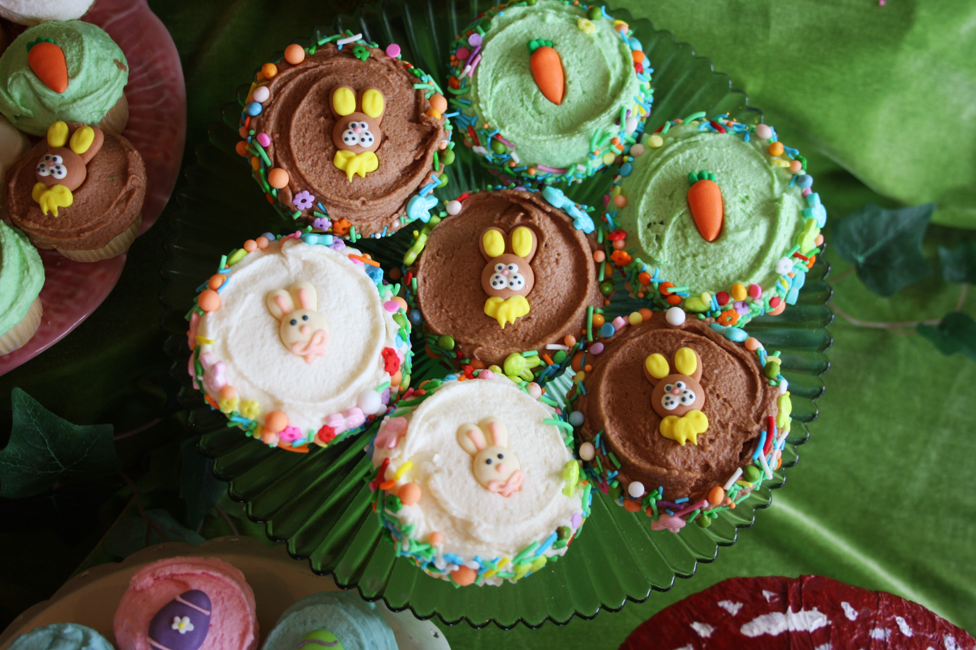 Easter Bunny Cupcakes