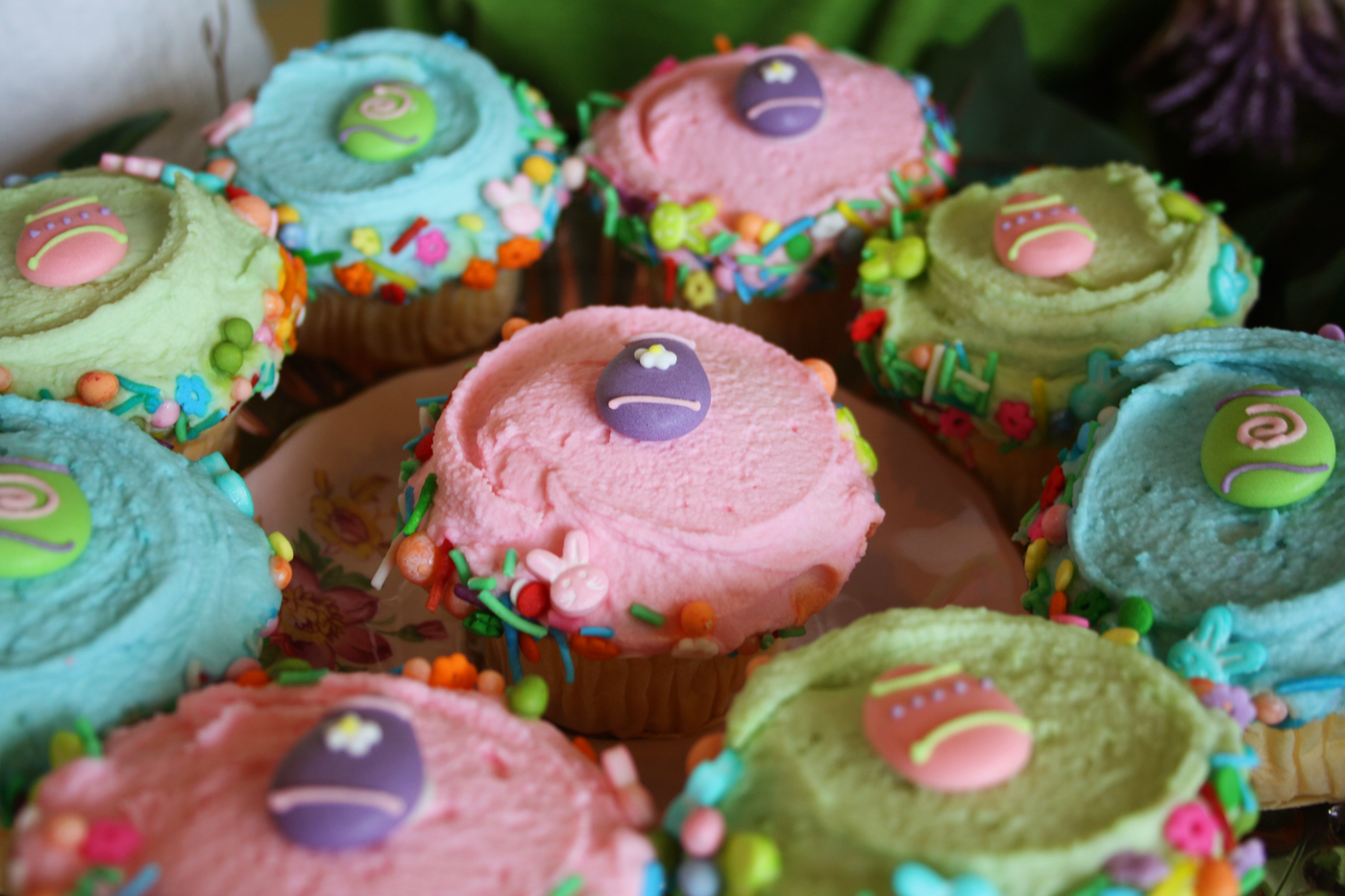 Easter Egg Cupcakes