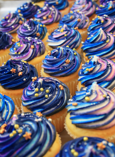 Galaxy Cupcakes