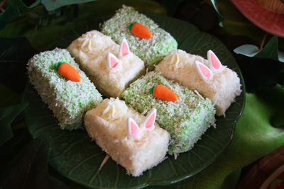 Mini Easter Bunny Lamingtons