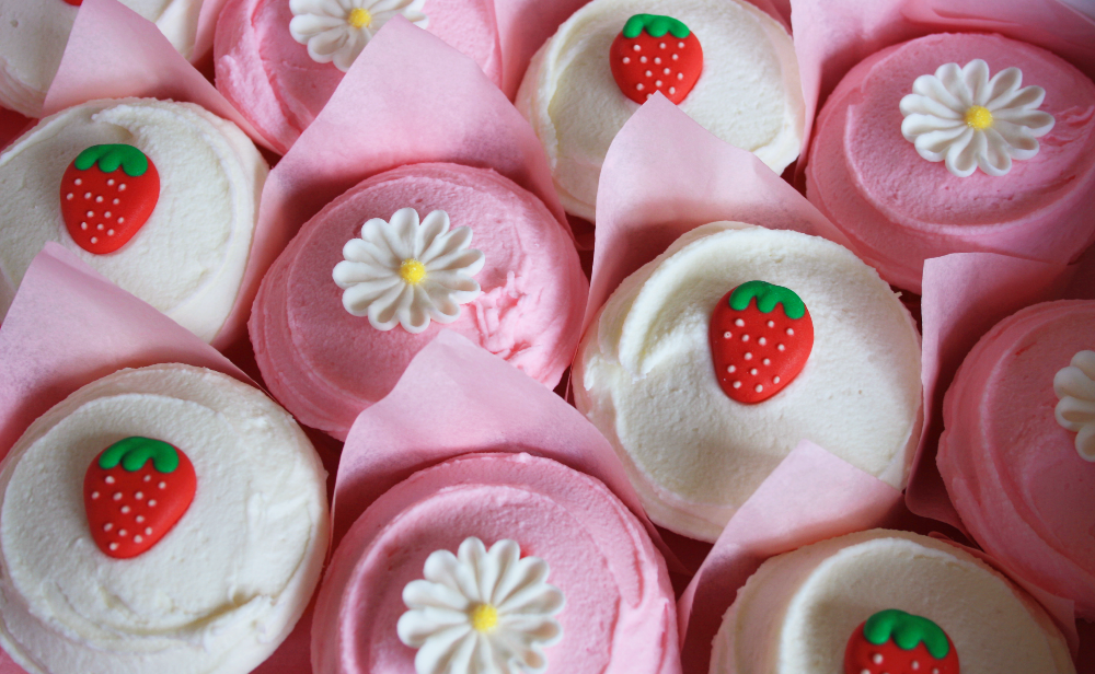 Strawberry Fields Cupcakes