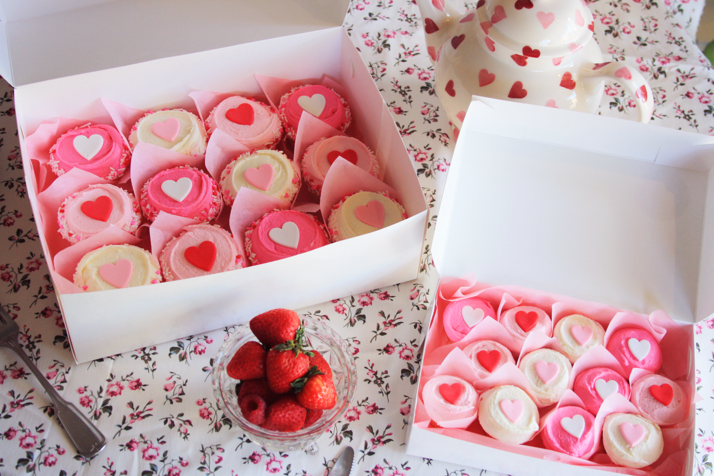 Sweet Heart Cupcakes