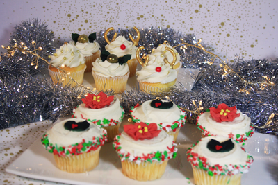 Vegan Christmas Cupcakes