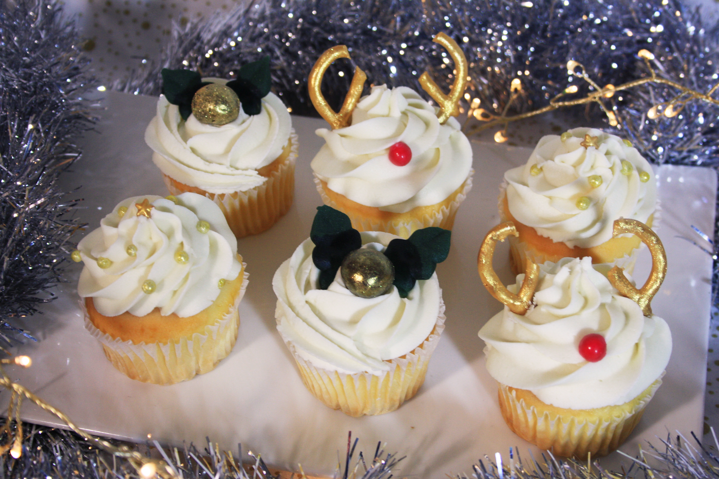 Vegan Christmas Cupcakes