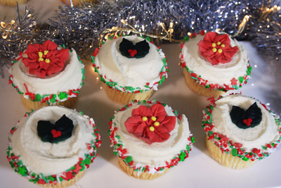 Vegan Christmas Cupcakes