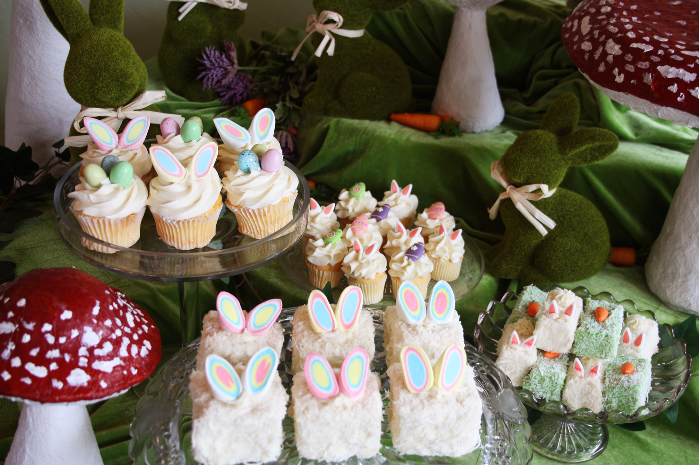 White Rabbit Cupcakes