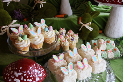 White Rabbit Cupcakes