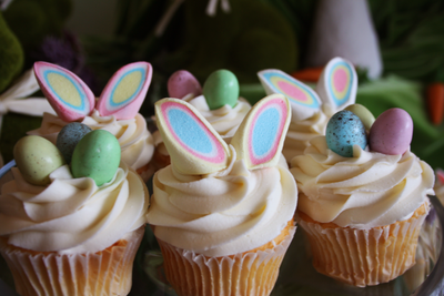 White Rabbit Cupcakes