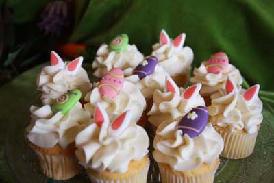 White Rabbit Cupcakes