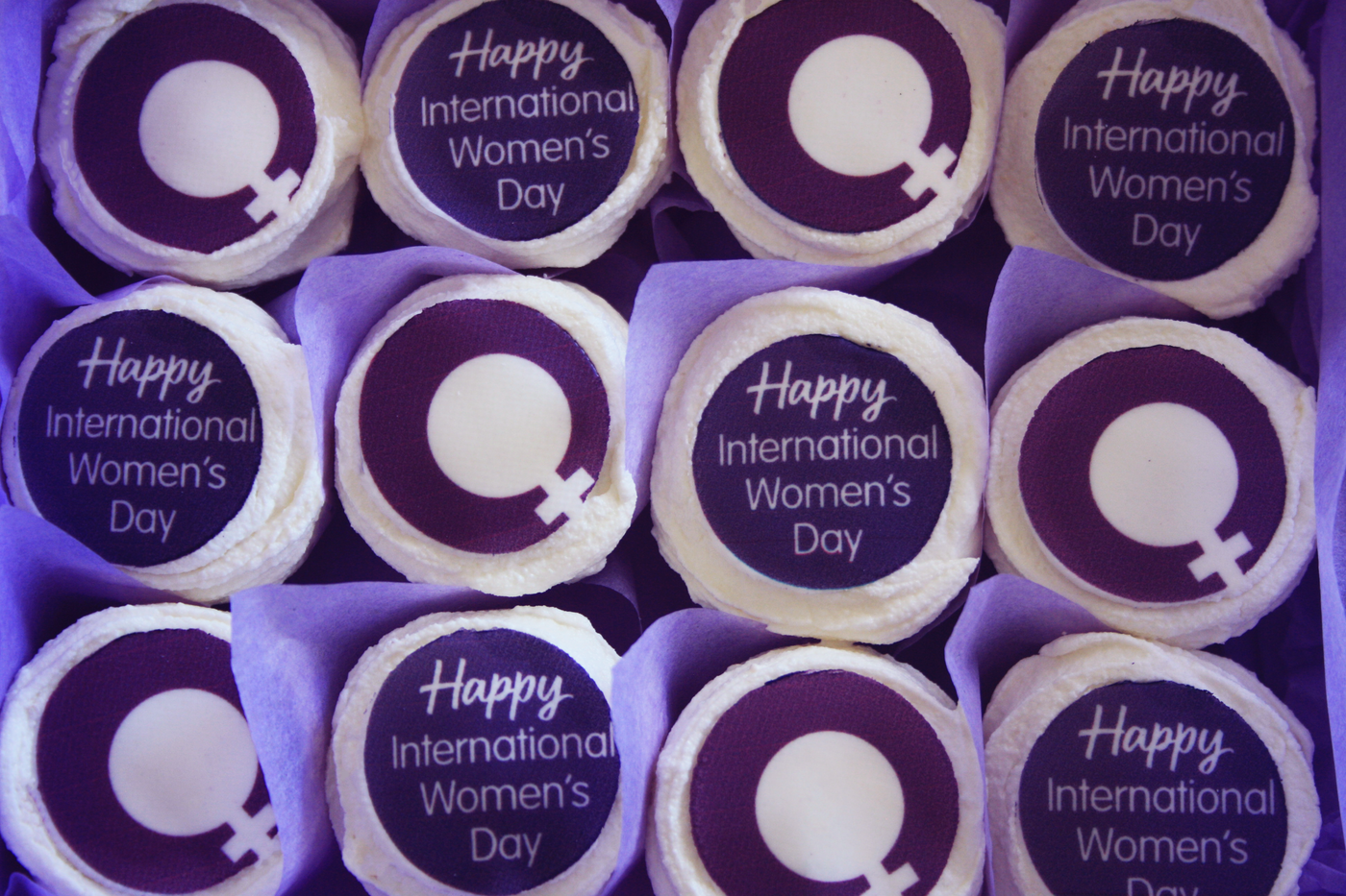 International Women's Day Cupcakes